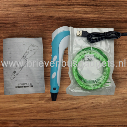 3D Printerpen blauw inhoud 000.122