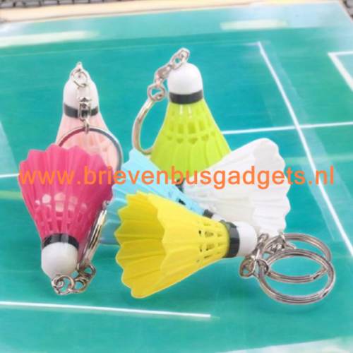Sleutelhanger Badminton Shuttle Overzicht