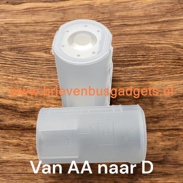 Batterij Adapters Van AA naar D 3