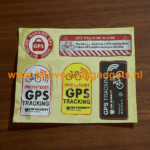 GPS Waarschuwingstickers voor Fiets en Fatbike Overzicht