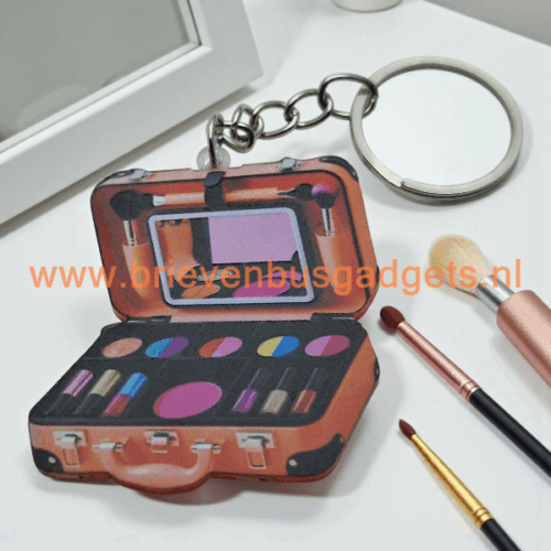 Sleutelhanger Makeup Doos Oranje